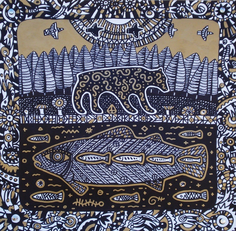 "Kolminainen maailma" -Juri Lisovski.